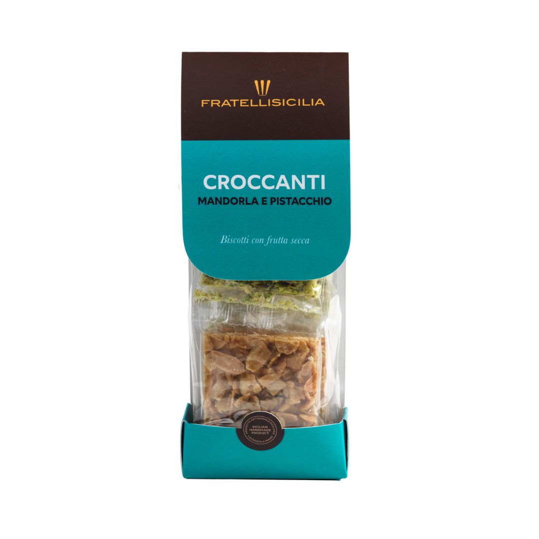 Croccanti artigianali alle mandorle e pistacchi – Fratelli Sicilia distribuiti da Radici Group